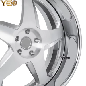 Jantes en alliage d'aluminium personnalisées à 5 branches de style rivet, entraxe 5x127, compatibles Chevrolet Suburban Tahoe, 5x5 Billet Chevy OBS - Product Image 3