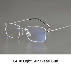 Lunettes professionnelles en <span class=keywords><strong>titane</strong></span> B sans monture, ultralégères, anti-lumière bleue, lunettes optiques de créateur, lunettes de <span class=keywords><strong>vue</strong></span> pour hommes et femmes - Product Image 5