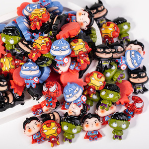 Phim Hoạt Hình <span class=keywords><strong>Marvel</strong></span> Loạt Nhân Vật Tự Làm Phụ Kiện Kem Nhựa Nhựa Keo Điện Thoại Di Động Trường Hợp Vá Tủ Lạnh Nam Châm & Keychain - Product Image 5