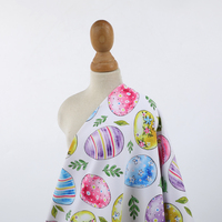 Tissu extensible 4 directions pour vêtements, haute élasticité, impression numérique personnalisée disponible, approvisionnement direct usine, MOQ 1 mètre