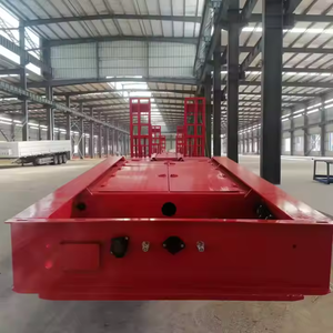 Hydraulic Gooseneck Lowbed Lowboy Loader Drop Deck Semi <b>Trailers</b> 3 Axle 4 Axle 100ton Capacity for <b>Commercial</b> <b>Truck</b> <b>Trailers</b> - Product Image 1