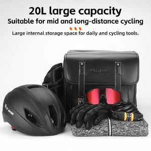 Sacoche de vélo de route et VTT étanche WEST BIKING 20L grande capacité, sacoche de porte-bagages durable pour accessoires de voyage - Product Image 4