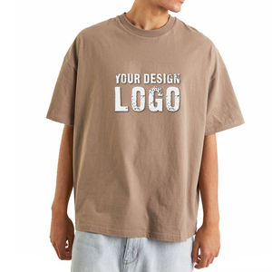 T-shirt pour homme à manches courtes, style vintage, délavé, à épaules tombantes, logo personnalisé, décontracté, sport, ample, grande taille - Product Image 6