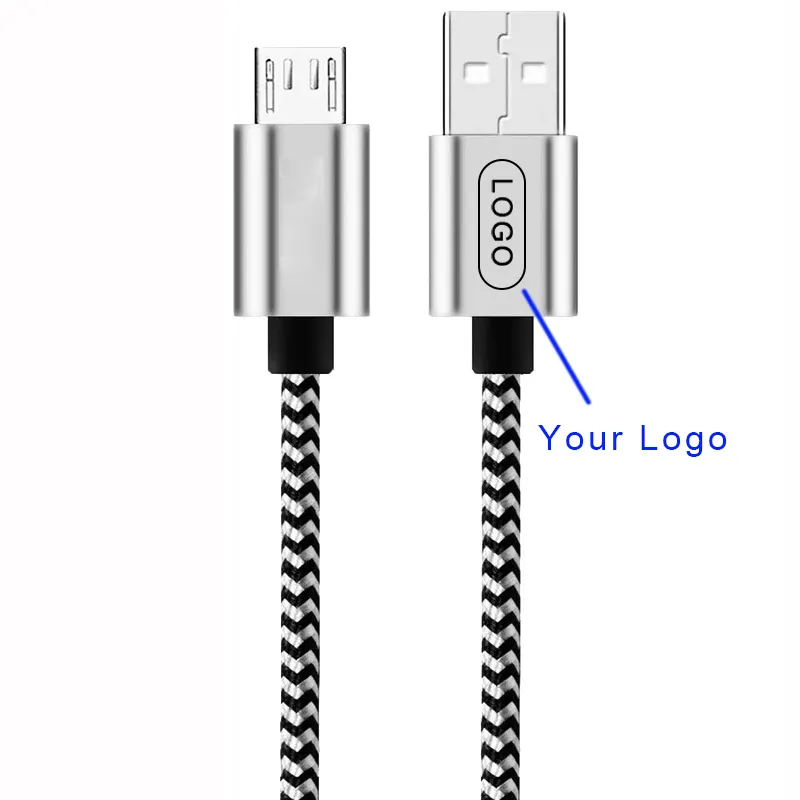 Nylon For phone Cable Charger High Quality USB Data Line 3A Fast Charging USB Cable Charging For phone Charger