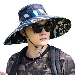 Wide Brimmed Bucket <b>Hat</b> For Men Women Camouflage Breathable <b>Summer</b> Outdoor Sun Protection <b>Hat</b> 56-58Cm - Product Image 2