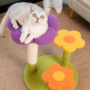 Durable Wholesale Cat Climbing Frame Mat Memory Foam Integrated Nest Flower Toy Breathable and Comfortable <strong>Pet</strong> <strong>Beds</strong> - Product Image 1