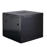 Harga Grosir 9u Wall Mount Network Cabinet Steel Server Rack Case Lemari Jaringan untuk Pusat Data Stok Siap Kirim