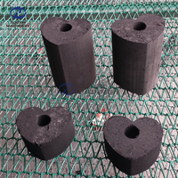 Charbon de bois hexagonal de grande presse hydraulique faisant la machine