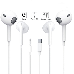 Auricolari Cablati Tipo C Semi In-Ear per <span class=keywords><strong>Gaming</strong></span> Professionale, Telefoni Cellulari, con Bassi Potenti - Product Image 1