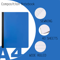 Cahier de composition en gros en vrac impression personnalisée A4 A5 B6 large ligné pour l'école des étudiants