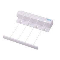 Haut niveau 5 lignes corde à linge rétractable extérieur Portable suspendu ligne de séchage mural balcon ligne de vêtements