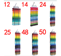 Supports de rangement pour rouleaux de vinyle, à suspendre sur la porte ou au mur, organisateur mural 24/48/12, idéal comme cadeau
