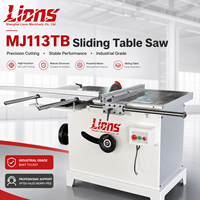 Scie à table coulissante de précision MJ113TB pour le travail du bois, machine pour couper le MDF, le contreplaqué et le bois massif