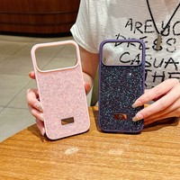 Coque de téléphone mobile 3D de luxe avec diamants pour iPhone 17 16 15 14 13 12 11 Pro Max, étui de téléphone scintillant pour Samsung S26 ultra