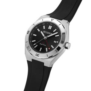 Relojes de Pulsera de Cuarzo con Correa de Goma de Lujo, Marca Privada OEM ODM con Logotipo Personalizado Besseron, Movimiento Japonés, para Hombre - Product Image 1