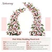 Fleurs artificielles en gros pour mariage, arche de fleurs artificielles pour Thanksgiving, la remise des diplômes, la Saint-Valentin et les célébrations du Nouvel An