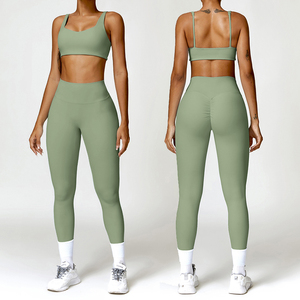 Vente en gros Ensemble <span class=keywords><strong>de</strong></span> vêtements <span class=keywords><strong>de</strong></span> sport 2 pièces <span class=keywords><strong>pour</strong></span> <span class=keywords><strong>femmes</strong></span> Soutiens-gorge <span class=keywords><strong>de</strong></span> yoga respirants <span class=keywords><strong>de</strong></span> haute qualité et pantalons <span class=keywords><strong>de</strong></span> course à pied <span class=keywords><strong>pour</strong></span> centres <span class=keywords><strong>de</strong></span> <span class=keywords><strong>fitness</strong></span> - Product Image 1