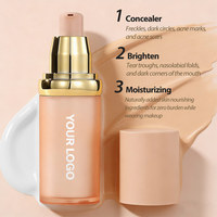 Fond de teint changeant de couleur SPF 15, fond de teint changeant de couleur selon la température, marque privée
