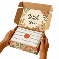 Cajas de Embalaje para Ropa Ecológicas Personalizadas con Laminado Mate, Forro de Esponja, Logotipo Personalizado Impreso, Cajas de Envío