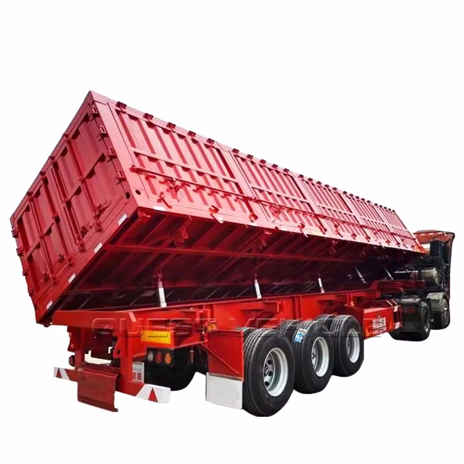 New Arrival China Curtain Side Container Truck Trailer Brake System 12R22.5 Tyre Made of Steel and Aluminium Alloy