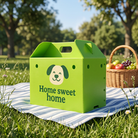 Caisse en plastique ondulé PP robuste pour légumes/fruits/cadeaux, imperméable, respirante et réutilisable pour la logistique de la ferme à la table