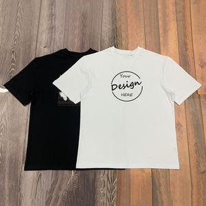 เสื้อยืดโอเวอร์ไซส์สำหรับผู้ชาย350ก. เสื้อโชว์ไหล่คอเสื้อเข้ารูปเสื้อผ้าแนวสตรีทแวร์ผ้าฝ้ายเฮฟวี่เวทสไตล์ลำลอง - Product Image 2