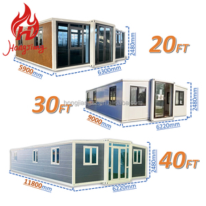 Casa Prefabbricata Pronta con 3 Camere da Letto, Espandibile, Casa Modulare Prefabbricata, Casa Container Espandibile, Mini <span class=keywords><strong>Case</strong></span>, Ufficio <span class=keywords><strong>Progetti</strong></span> - Product Image 6