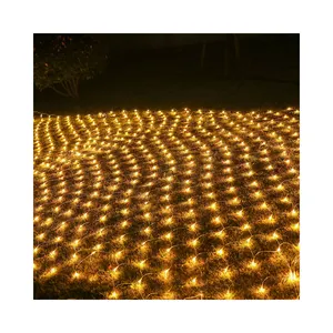 led fishing net lights outdoor waterproof flashing string lights garden flower bed decorative lights wedding arrangement