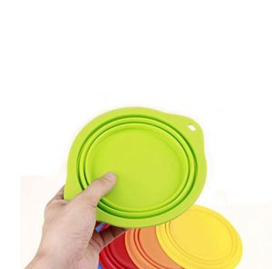 New Arrival Silicone Foldable Slow Feeding <b>Pet</b> Travel Bowl Portable Dog Bowl - Product Image 3