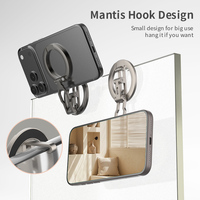 Support magnétique pour téléphone N52 en néodyme, anneau de maintien pliable, support de bureau anti-chute en alliage de zinc, logo personnalisé, directement de l'usine