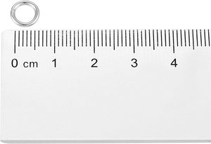 Uxcell Anillos Metálicos en Forma de O de 1 mm de Grosor, Anillos Sin Soldadura para Correas, Bolsos, Decoración, Herrajes, Bricolaje, Tono Plateado, Piezas - Product Image 5