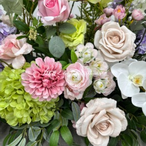Super <strong>Big</strong> 80cm Aisle Flower for Wedding Arrangement Supplies Custom Larkspur <strong>Eucalyptus</strong> Leaves Design Road Guide Flower - Product Image 4