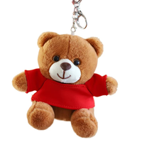 Mini Peluche Personnalisée, Poupée en Peluche de Poche Personnalisée, Jouet en Peluche Doux de Petite Taille sur Mesure pour Porte-clés ou Cadeau
