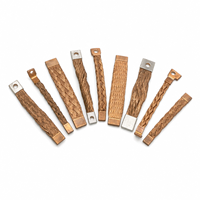 Sangle de mise à la terre flexible en aluminium tressé T2 avec finition personnalisée pour batterie de véhicule électrique et stockage d'énergie (OEM/ODM)