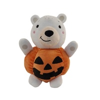 OEM et ODM Poupée d'horreur d'Halloween de 8 pouces en provenance de Chine Pingouin mignon Chien Lapin Vache Chien Peluche Halloween Elements Rempli PP Coton