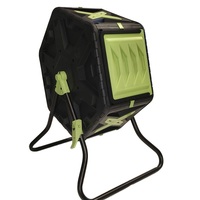 Composteur de jardin en plastique 65L 130L, composteur rotatif de jardin, bac de stockage des déchets de cuisine, bac de traitement des déchets