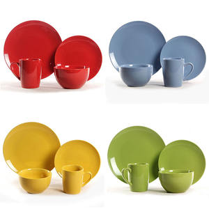 Juego de vajilla de cerámica mexicana, vajilla occidental, 16 piezas - Product Image 6