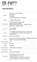 COMFAST CF-EW72 V2 Point d'accès sans fil extérieur double bande haute puissance Station de base Wi-Fi omnidirectionnelle 1200M Sans fil
