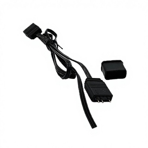 Câble SATA 3 broches femelle-mâ<span class=keywords><strong>le</strong></span> en cuivre RVB pour interface carte mère, adaptateur de refroidissement <span class=keywords><strong>d</strong></span>'<span class=keywords><strong>ordinateur</strong></span>, accessoires numériques - Product Image 1