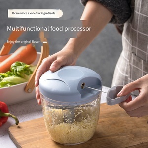 Éminceur d'ail, éminceur de légumes multifonctionnel de cuisine, hachoir à viande, hachoir à purée de piment, presse-ail <span class=keywords><strong>manuel</strong></span> - Product Image 1