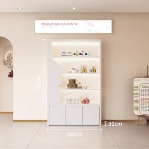Vetrina Espositiva in Legno Moderna Personalizzata per Negozi di Cosmetici, Profumi, Hotel e Appartamenti - Product Image 5