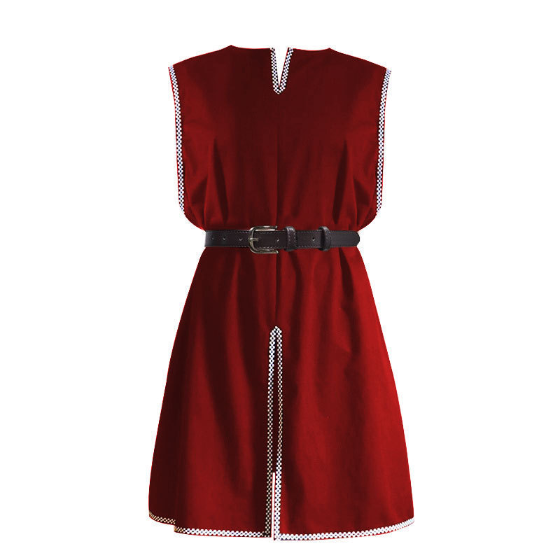 Tenue d'équitation rouge (ceinture non incluse)