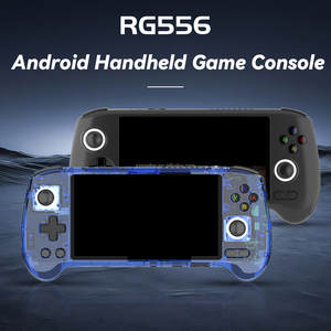 Nouvelle console de jeu portable Anbernic Transparent Blue RG556 Écran de 5.5 pouces Mémoire de 128 go pour enregistrer les jeux Batterie au lithium 5500mAh - Product Image 4