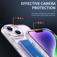 Nouvelle conception, étui de téléphone portable transparent en TPU PC antichoc avec fonction portefeuille, design personnalisable, mode streetwear pour 14
