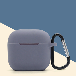 Custodia per AirPods <span class=keywords><strong>4</strong></span> in Silicone Morbido, Protezione Completa per AirPods 4a Generazione 2024 con Moschettone e LED Frontale Visibile - Product Image 1