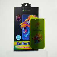 Protector de Pantalla de Vidrio Templado 9H al por Mayor para Teléfono Móvil 15/16/17, Cobertura Total Premium, 2.5D Radian, Calidad A++, Resistente al Agua