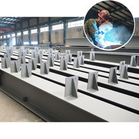 Structure en acier léger préfabriquée Lonte pour abri de vaches, cochons, poulets, chevaux, chèvres, ferme, grange, élevage de volailles