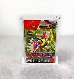 Modern Customized 151 Pokemon Evolution <strong>Sky</strong> Magnetic Transparent Eco-Friendly Acrylic Pre-Assembled Display <strong>Box</strong> 20cm <strong>Shelf</strong> - Product Image 3