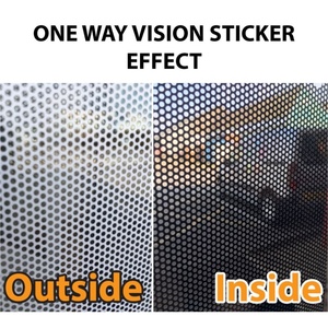 Custom <strong>Window</strong> Glass Advertisement Decoration Printable <strong>Wall</strong> Decals One-Way Vision Self-Adhesive Perforated Vinyl <strong>Stickers</strong> - Product Image 4