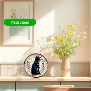 4 pièces Supports de présentation dorés de 6 pouces, chevalets à cadre métallique pour photos, œuvres d'art, assiettes décoratives, supports de rangement de table - Product Image 4